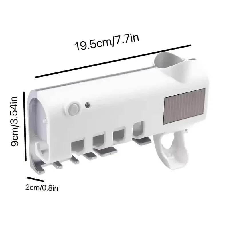 Smart Wall-Mounted Toothbrush UV Sterilizer-Smart Wall-Mounted Toothbrush UV Sterilizer
