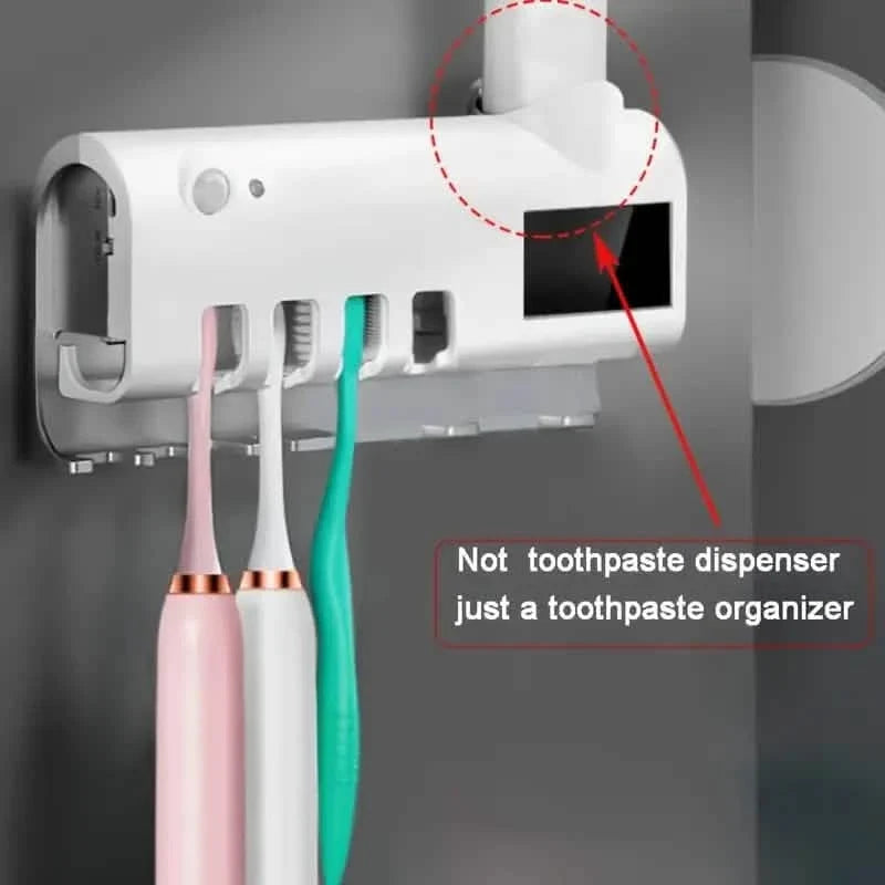 Smart Wall-Mounted Toothbrush UV Sterilizer-Smart Wall-Mounted Toothbrush UV Sterilizer