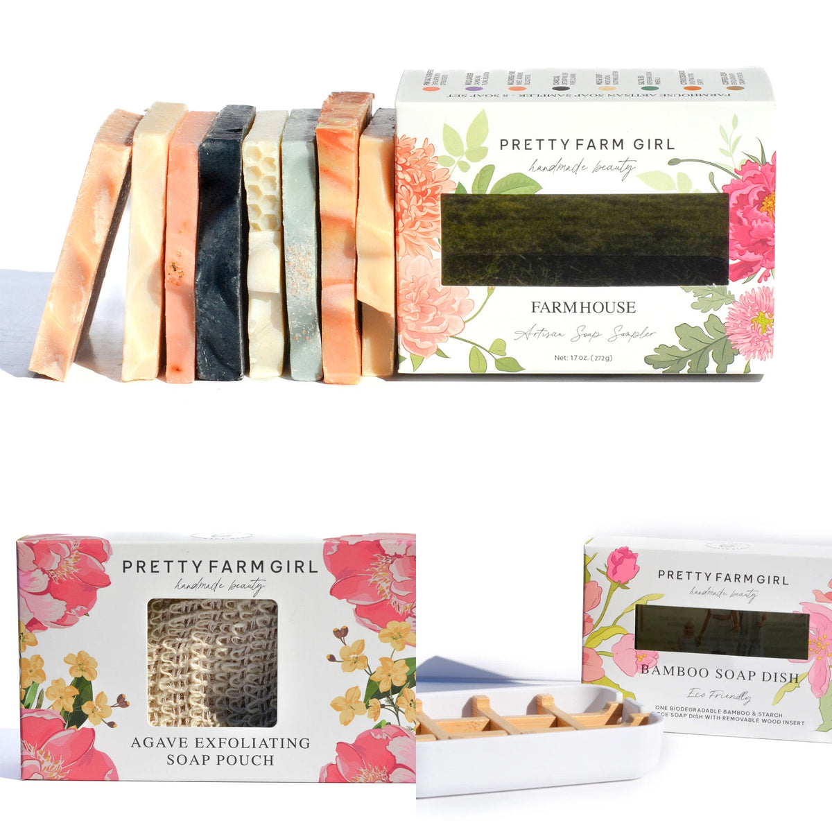 Farmhouse Artisan Goat Milk & Tallow Soap Sampler-Farmhouse Artisan Goat Milk & Tallow Soap Sampler