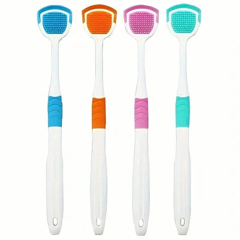 Soft Silicone Tongue Scraper Cleaning Toothbrush-Soft Silicone Tongue Scraper Cleaning Toothbrush