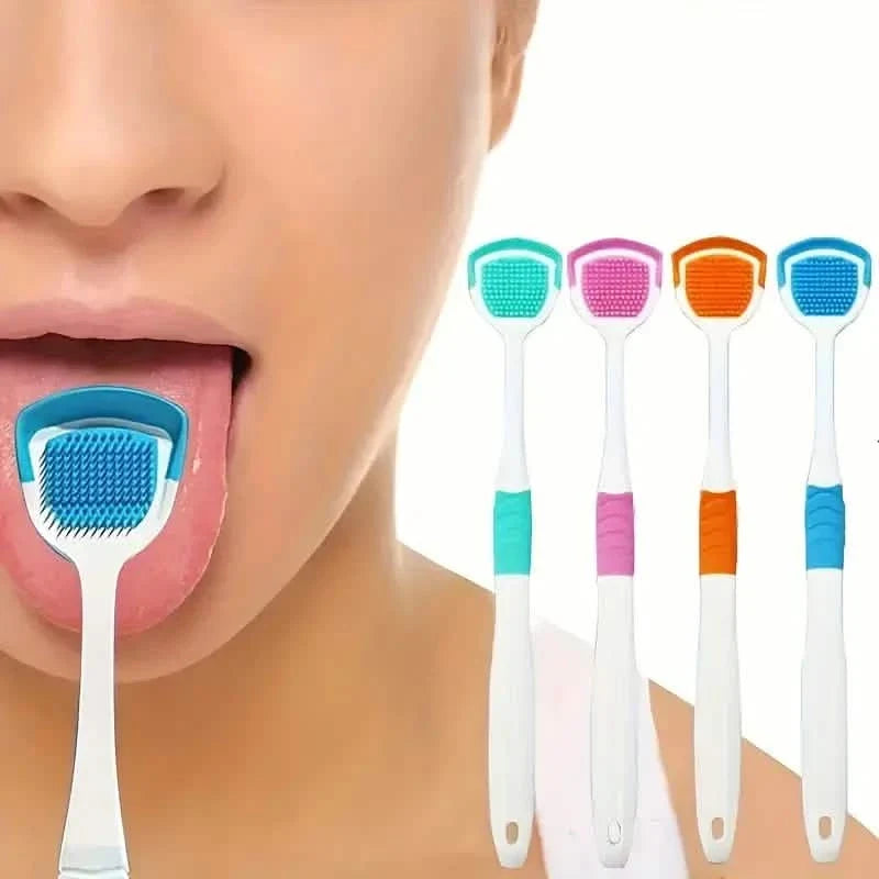 Soft Silicone Tongue Scraper Cleaning Toothbrush-Soft Silicone Tongue Scraper Cleaning Toothbrush