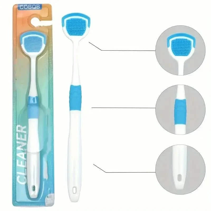 Soft Silicone Tongue Scraper Cleaning Toothbrush-Soft Silicone Tongue Scraper Cleaning Toothbrush