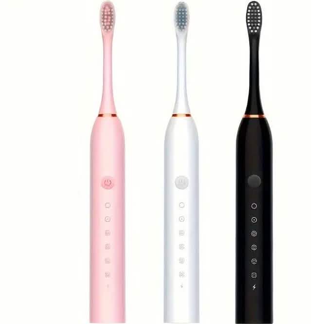 Sonic Electric Toothbrush with 6 Modes and Smart Timer-Sonic Electric Toothbrush with 6 Modes and Smart Timer