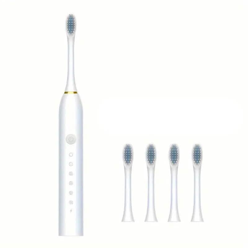 Sonic Electric Toothbrush with 6 Modes and Smart Timer-Sonic Electric Toothbrush with 6 Modes and Smart Timer