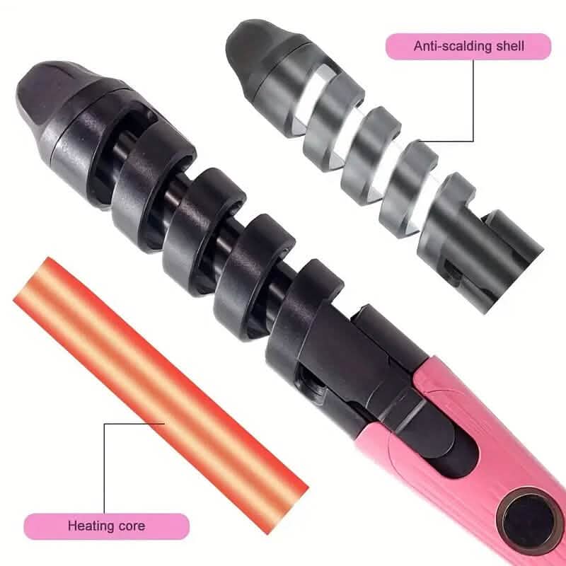 Spiral Curl Professional Hair Curling Wand-Spiral Curl Professional Hair Curling Wand