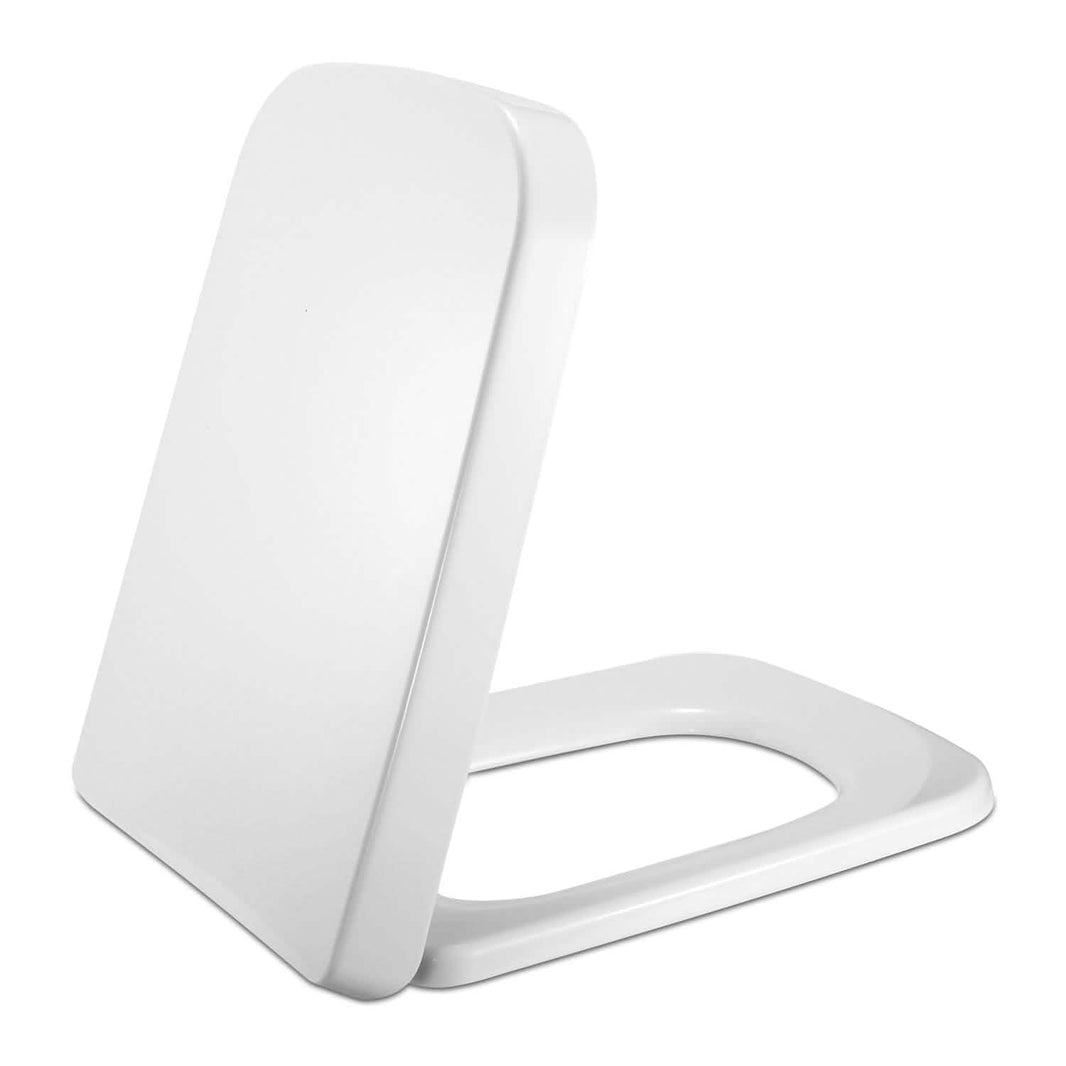 Square Toilet Seat with Grip-Tight Seat Bumpers-Square Toilet Seat with Grip-Tight Seat Bumpers