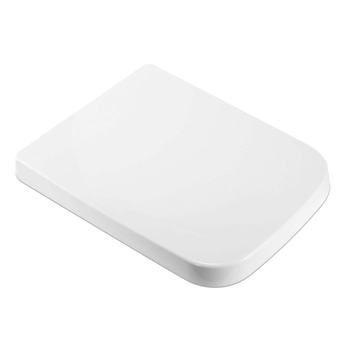 Square Toilet Seat with Grip-Tight Seat Bumpers-Square Toilet Seat with Grip-Tight Seat Bumpers