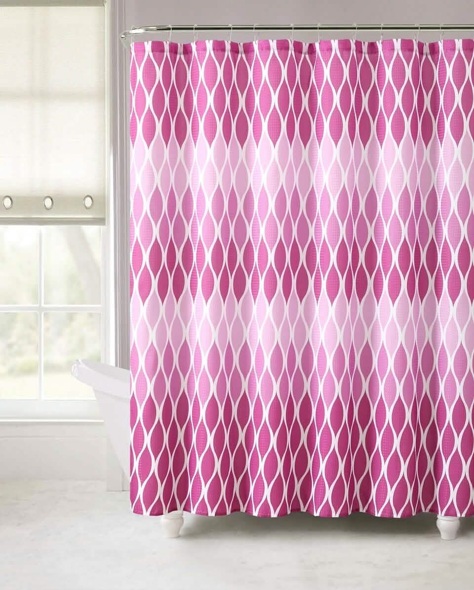 Luxury Embossed Shower Curtains - Assorted Styles-Luxury Embossed Shower Curtains - Assorted Styles