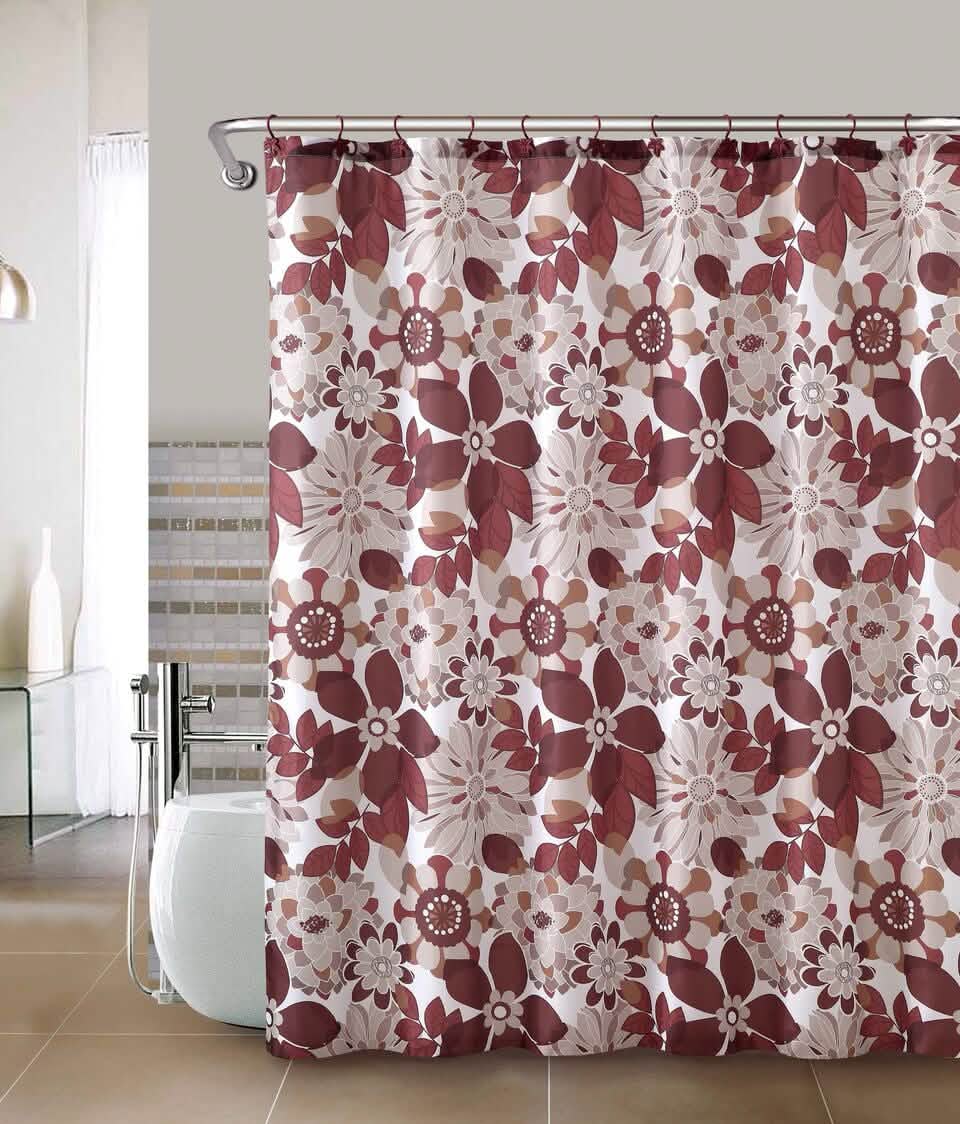 Luxury Embossed Shower Curtains - Assorted Styles-Luxury Embossed Shower Curtains - Assorted Styles