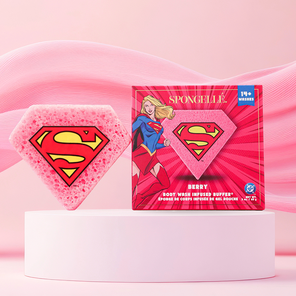 Supergirl™ Berry Body Buffer | DC Superhero-Supergirl™ Berry Body Buffer | DC Superhero