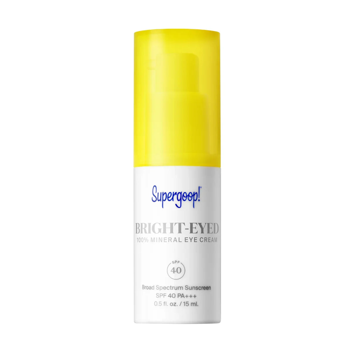 Supergoop! Bright-Eyed 100% Mineral Eye Cream SPF 40 0.5 OZ-Supergoop! Bright-Eyed 100% Mineral Eye Cream SPF 40 0.5 OZ