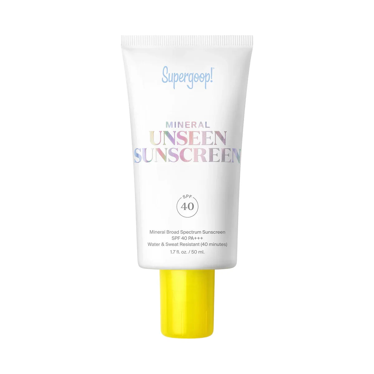 Supergoop! Mineral Unseen Sunscreen SPF 40 1.7 OZ-Supergoop! Mineral Unseen Sunscreen SPF 40 1.7 OZ