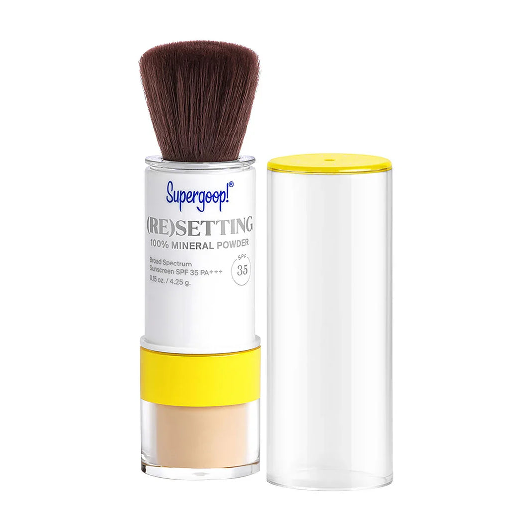 Supergoop! (Re)setting 100% Mineral Powder SPF 35 0.15 OZ-Supergoop! (Re)setting 100% Mineral Powder SPF 35 0.15 OZ