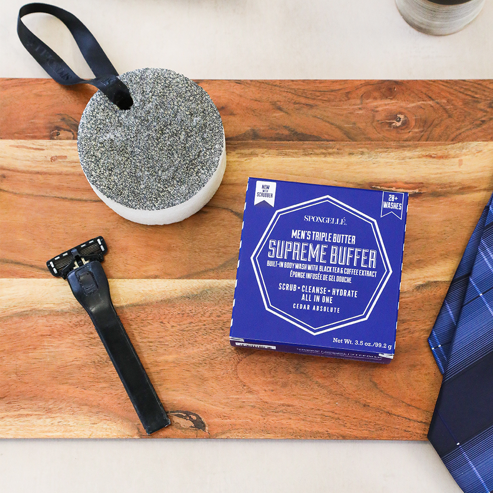 20+ Men's Supreme Buffer | Black Scrubber-20+ Men's Supreme Buffer | Black Scrubber