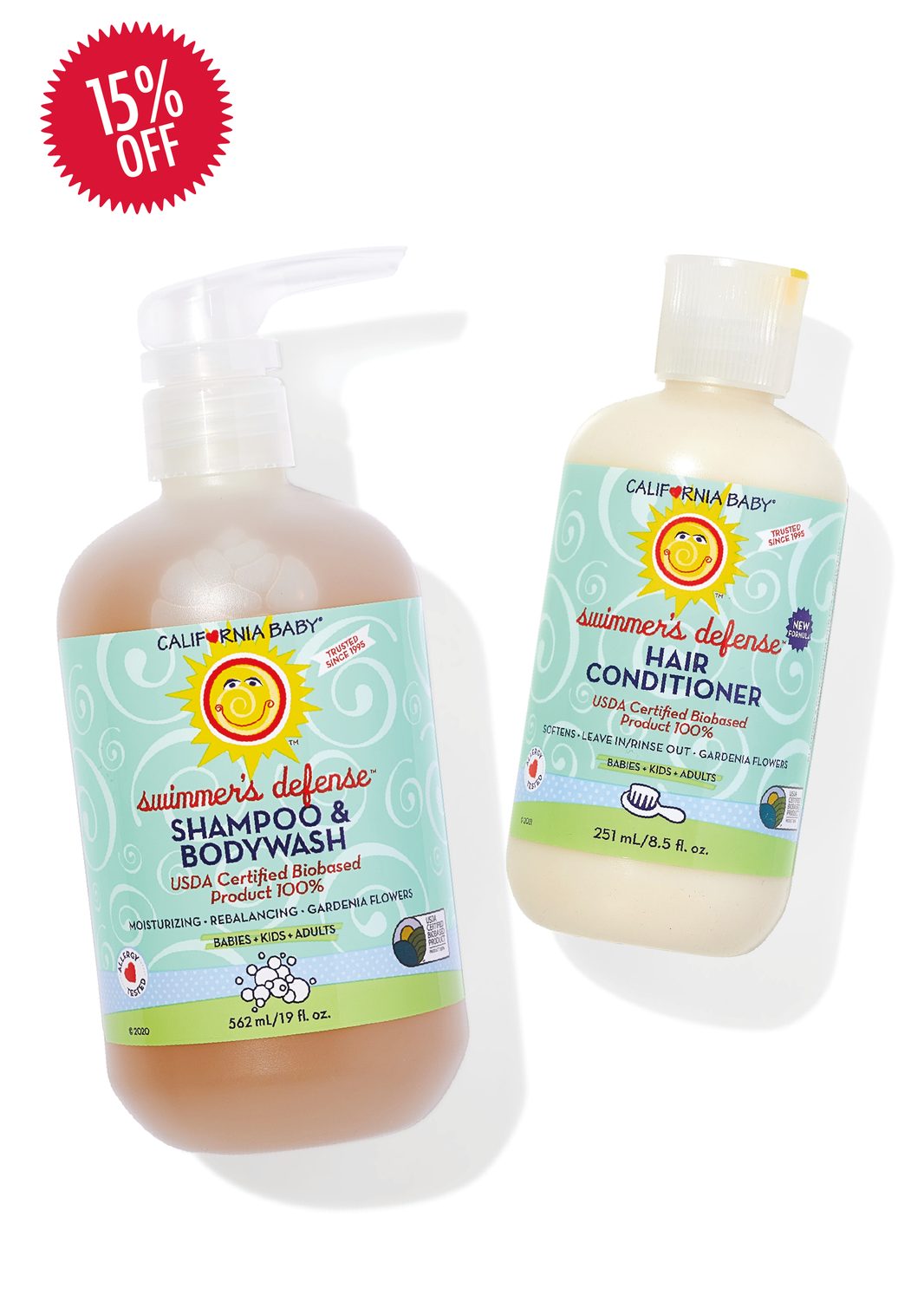 Swimmer's Defense™ Shampoo + Conditioner Bundle-Swimmer's Defense™ Shampoo + Conditioner Bundle