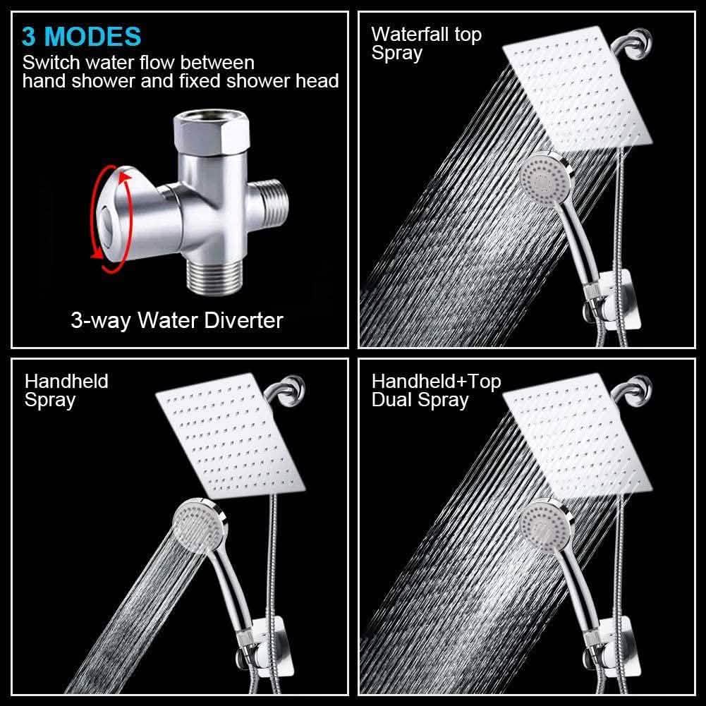 Taiker Stainless Steel Shower Head/Handheld Combination-Taiker Stainless Steel Shower Head/Handheld Combination