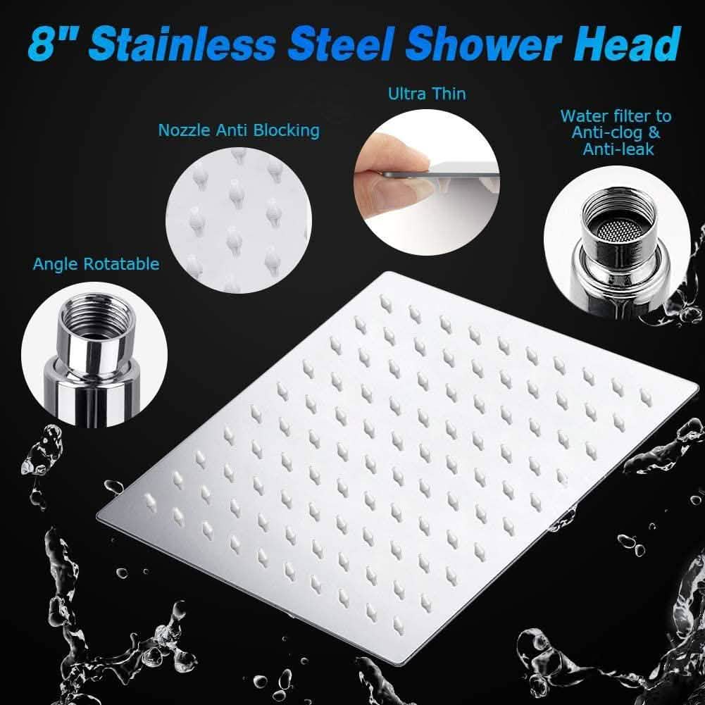 Taiker Stainless Steel Shower Head/Handheld Combination-Taiker Stainless Steel Shower Head/Handheld Combination