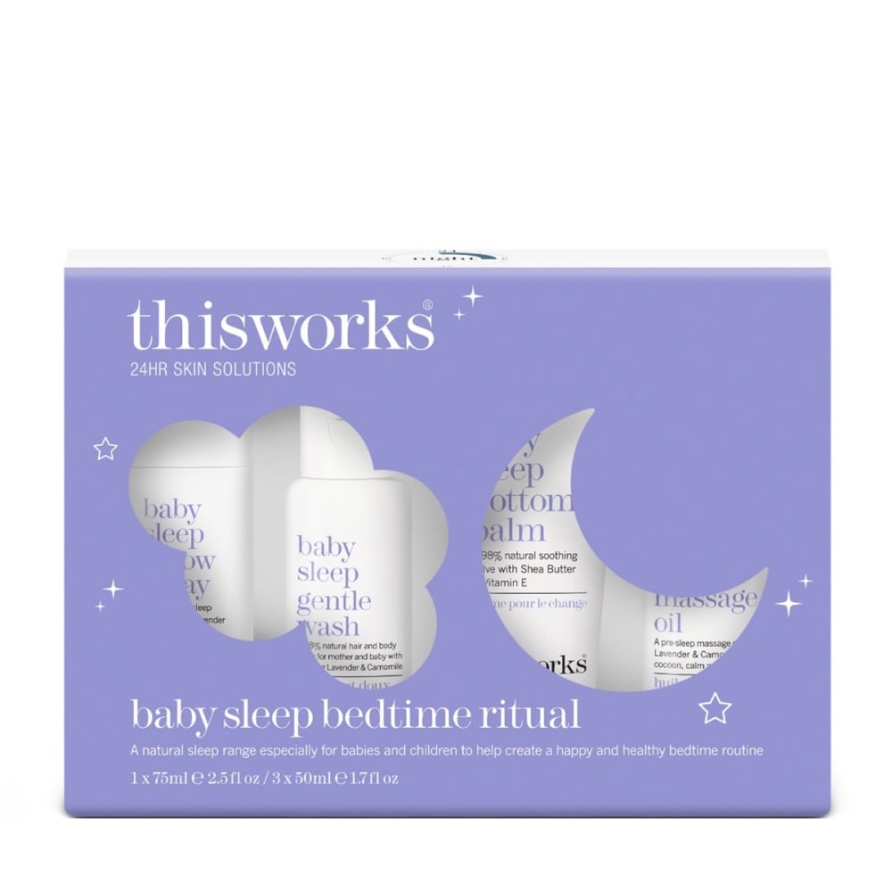This Works Baby Sleep Bedtime Ritual 4-Piece Gift Set-This Works Baby Sleep Bedtime Ritual 4-Piece Gift Set