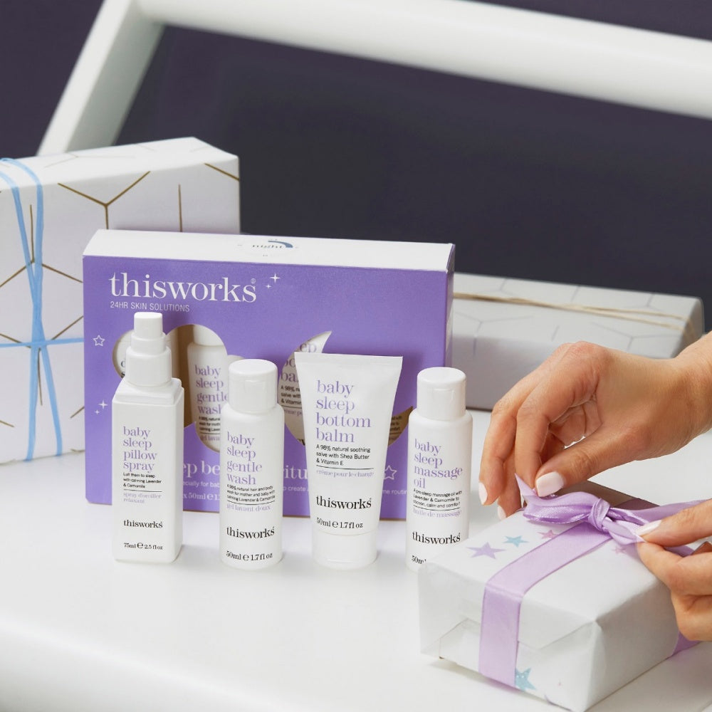 This Works Baby Sleep Bedtime Ritual 4-Piece Gift Set-This Works Baby Sleep Bedtime Ritual 4-Piece Gift Set