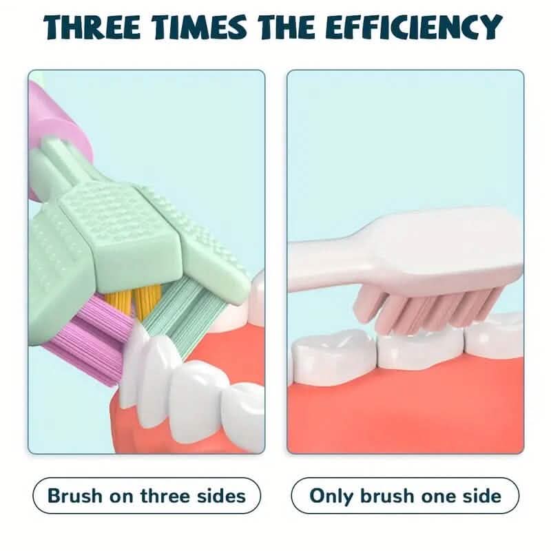 Threesided Soft Bristle Toothbrush-Threesided Soft Bristle Toothbrush