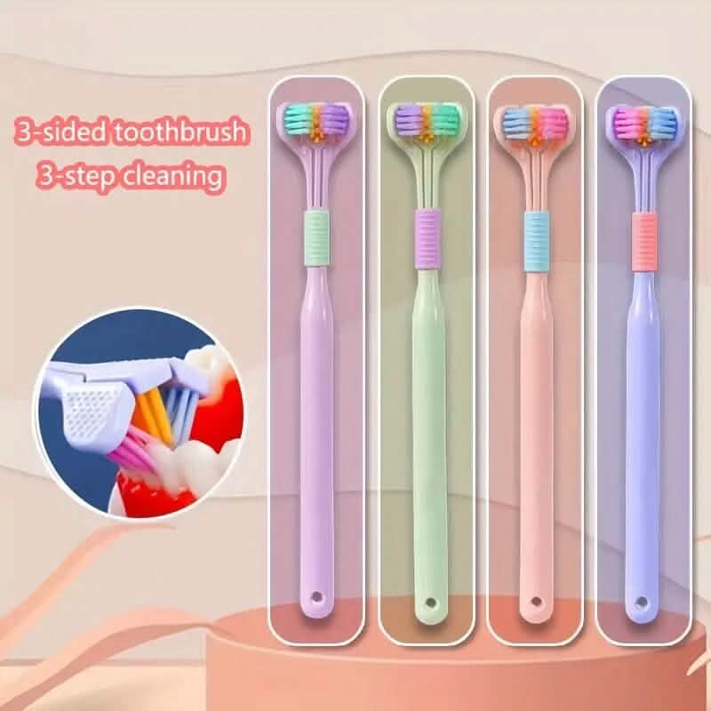 Threesided Soft Bristle Toothbrush-Threesided Soft Bristle Toothbrush