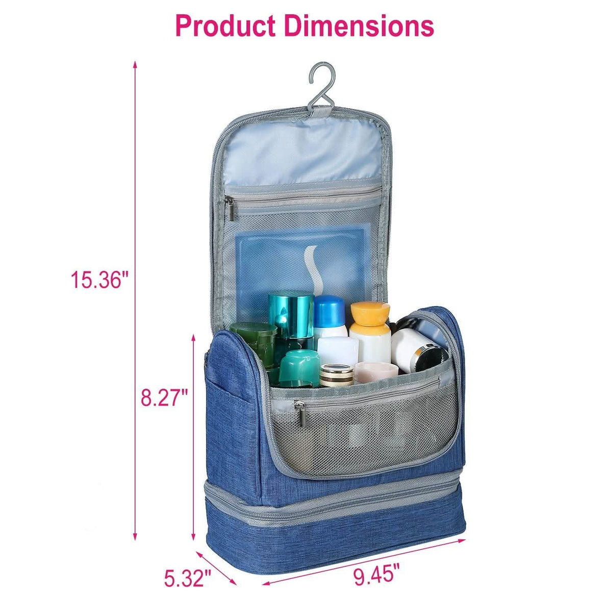 Travel Toiletry Cosmetic Bag-Travel Toiletry Cosmetic Bag