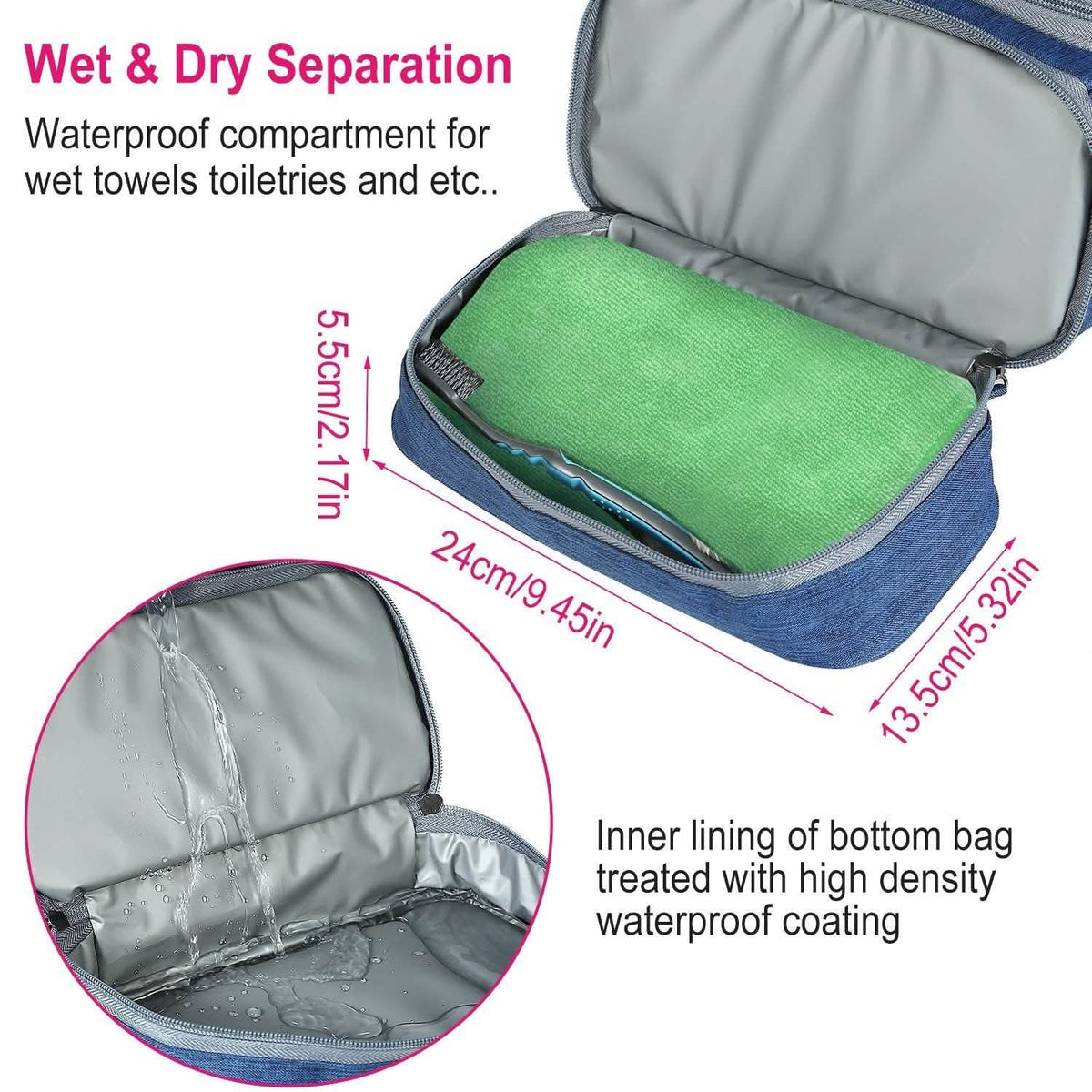 Travel Toiletry Cosmetic Bag-Travel Toiletry Cosmetic Bag