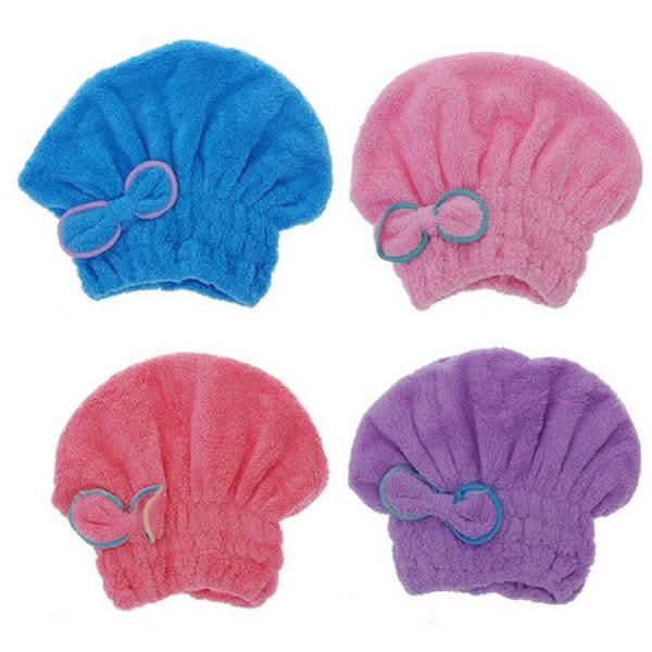 Turban Quick Hair Hats Wrapp Towels Bathing-Turban Quick Hair Hats Wrapp Towels Bathing