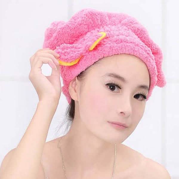 Turban Quick Hair Hats Wrapp Towels Bathing-Turban Quick Hair Hats Wrapp Towels Bathing