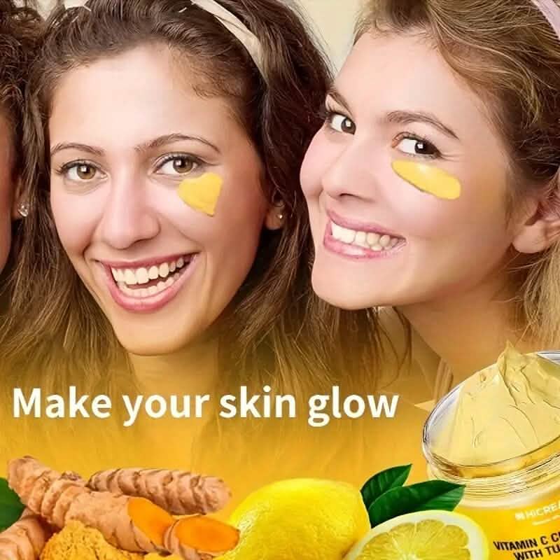 Turmeric Vitamin C Deep Cleaning Clay Facial Mask-Turmeric Vitamin C Deep Cleaning Clay Facial Mask