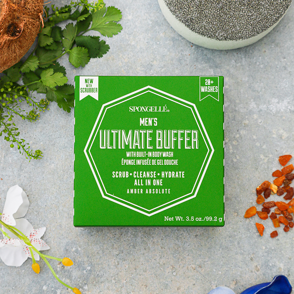 20+ Men's Ultimate Buffer | Black Scrubber-20+ Men's Ultimate Buffer | Black Scrubber