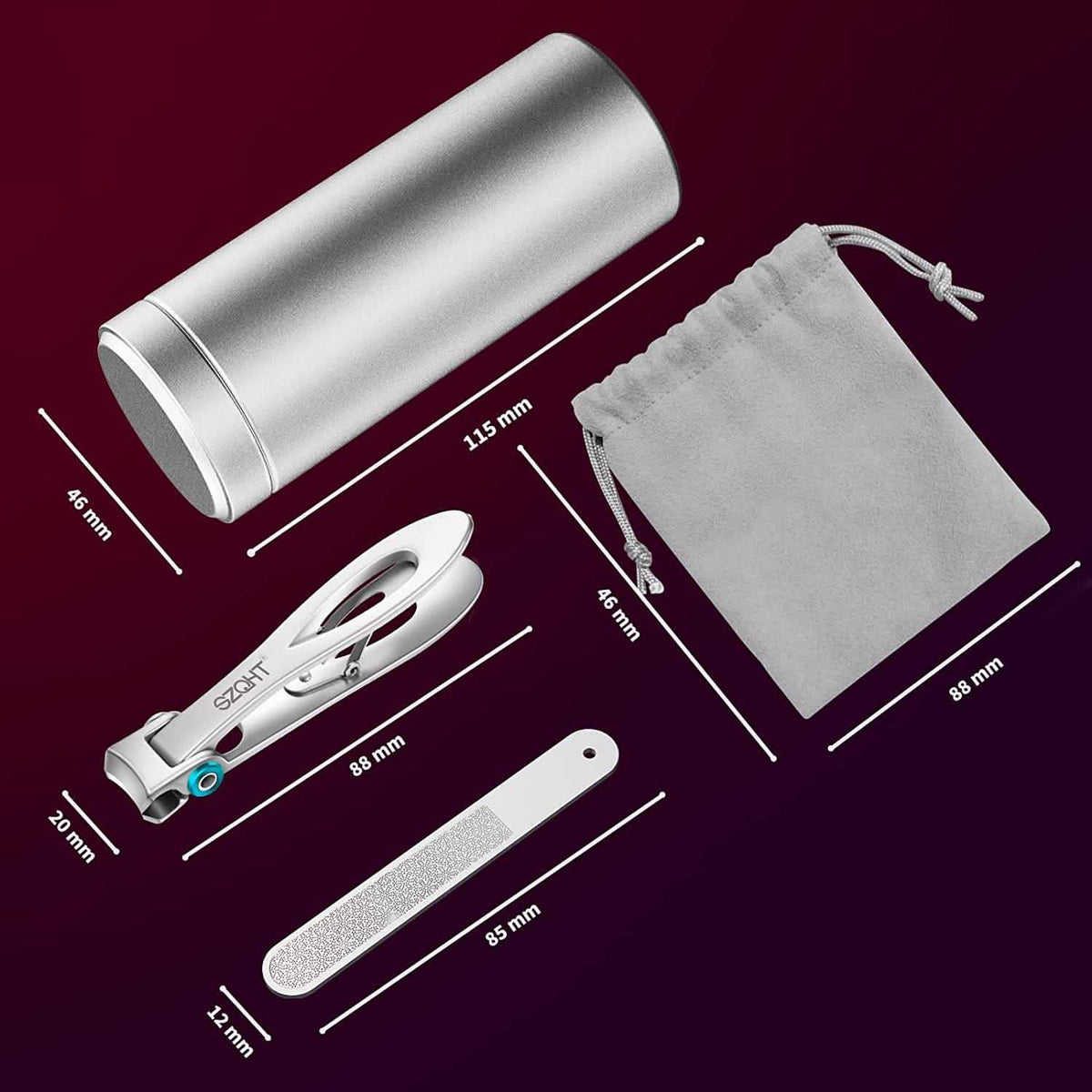 Ultra Wide Jaw Opening Nail Clippers Set-Ultra Wide Jaw Opening Nail Clippers Set