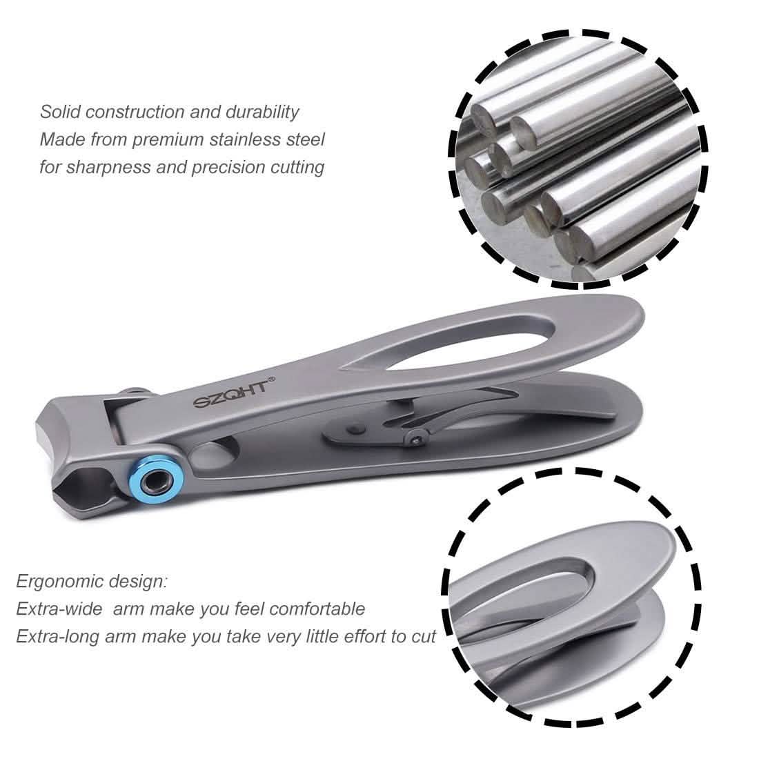Ultra Wide Jaw Opening Nail Clippers Set-Ultra Wide Jaw Opening Nail Clippers Set