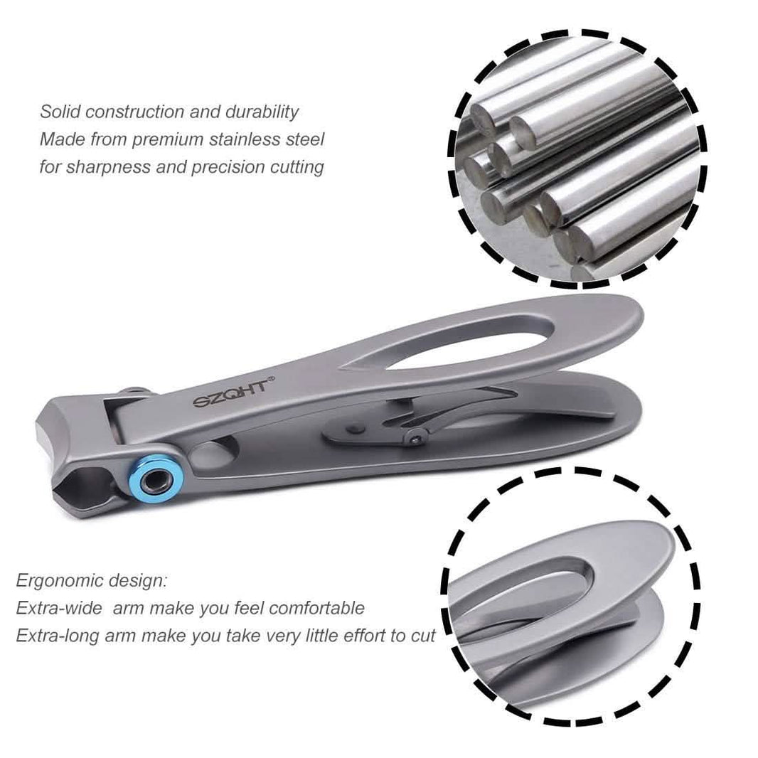 Ultra Wide Jaw Opening Nail Clippers Set-Ultra Wide Jaw Opening Nail Clippers Set
