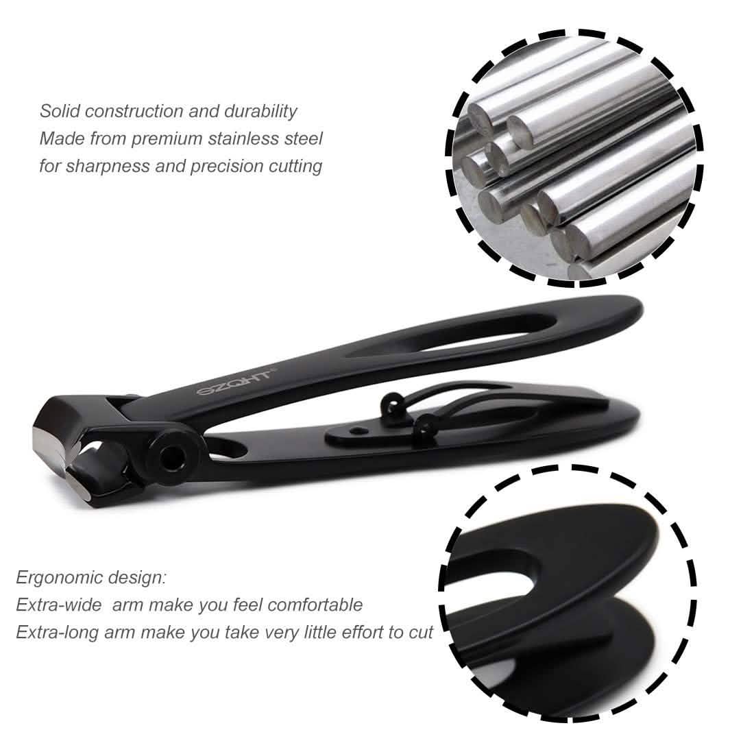 Ultra Wide Jaw Opening Nail Clippers Set-Ultra Wide Jaw Opening Nail Clippers Set