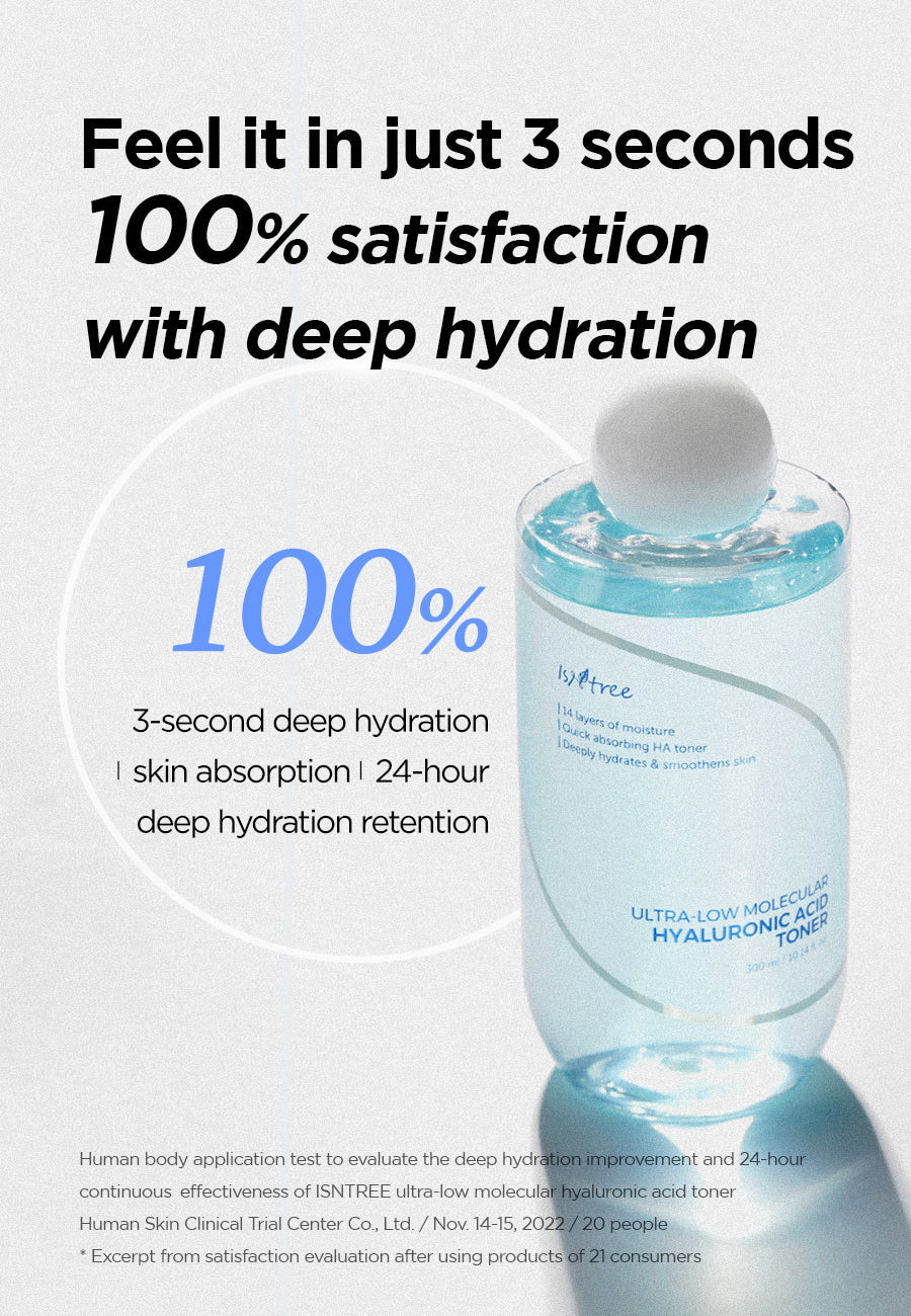 Isntree Ultra-Low Molecular Hyaluronic Acid Toner-Isntree Ultra-Low Molecular Hyaluronic Acid Toner