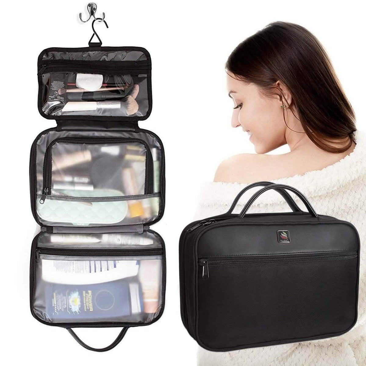 Unisex Waterproof, Foldable Travel Toiletry Bag-Unisex Waterproof, Foldable Travel Toiletry Bag