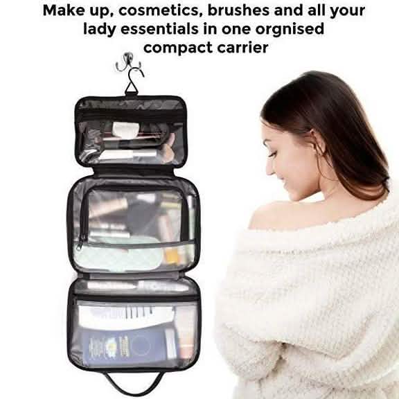 Unisex Waterproof, Foldable Travel Toiletry Bag-Unisex Waterproof, Foldable Travel Toiletry Bag
