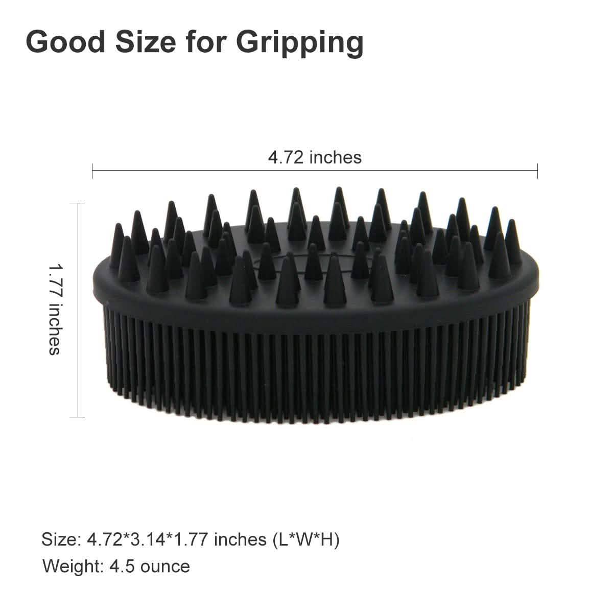Upgrade Silicone Body Scrubber and Hair Shampoo Brush-Upgrade Silicone Body Scrubber and Hair Shampoo Brush