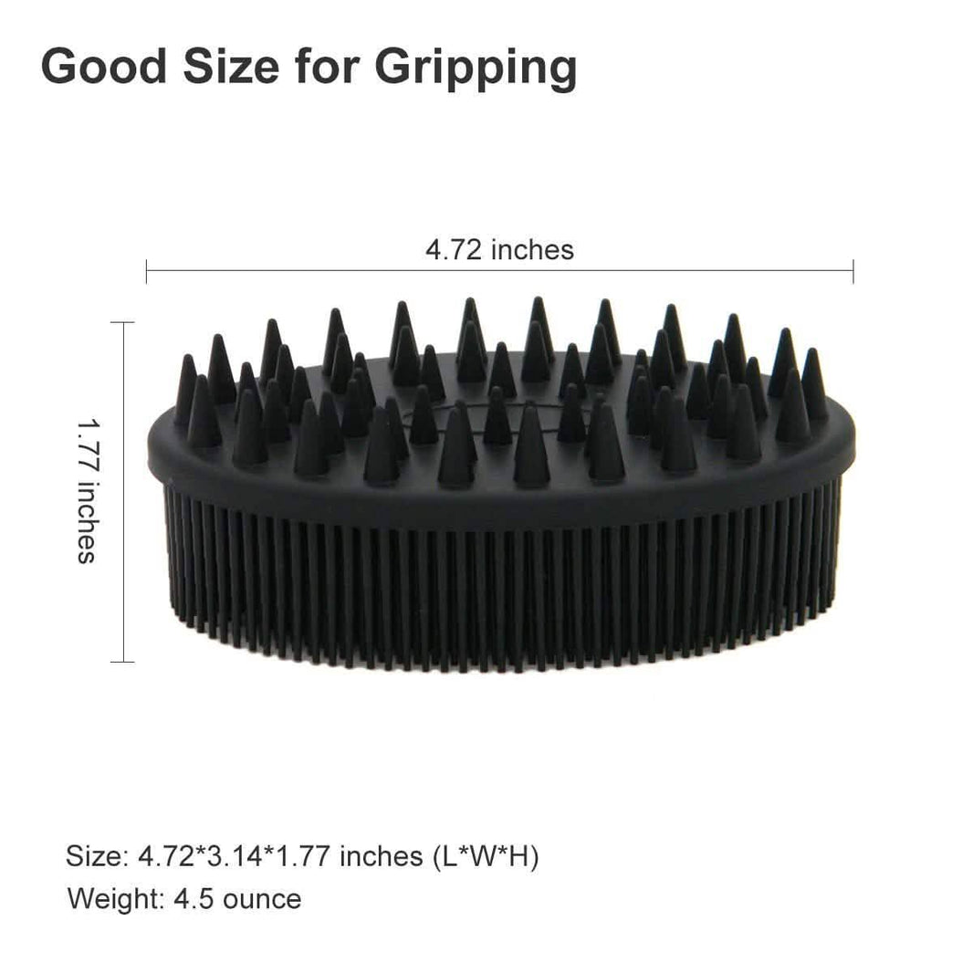 Upgrade Silicone Body Scrubber and Hair Shampoo Brush-Upgrade Silicone Body Scrubber and Hair Shampoo Brush