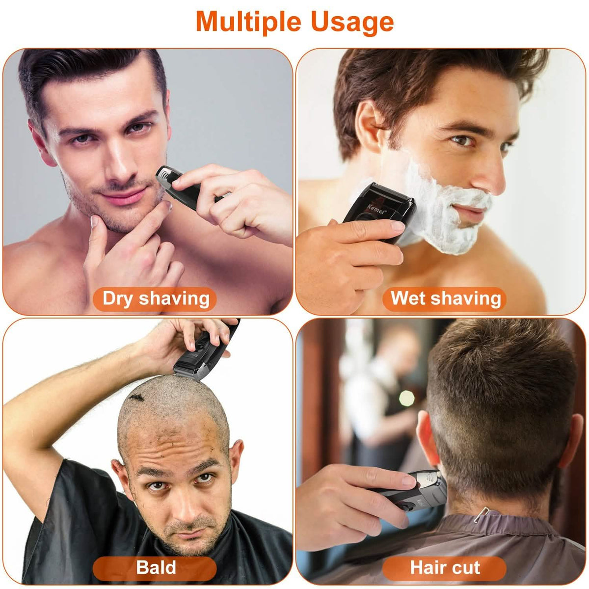 USB Rechargeable Men Electric Shaver-USB Rechargeable Men Electric Shaver