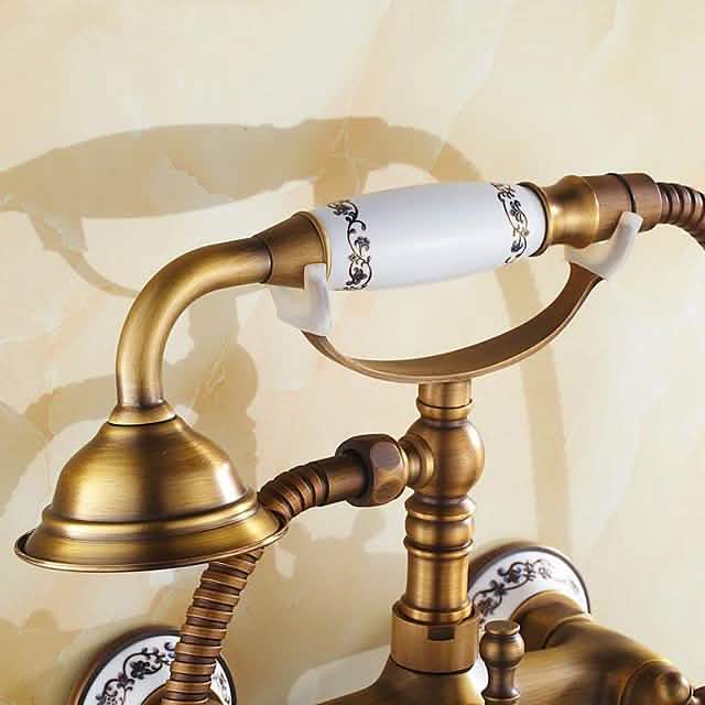 Vintage Style Rainfall Shower Faucet Set-Vintage Style Rainfall Shower Faucet Set