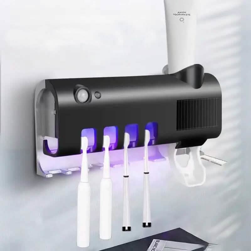 Wall Mounted 4 Slot Toothbrush UV Disinfection Device-Wall Mounted 4 Slot Toothbrush UV Disinfection Device