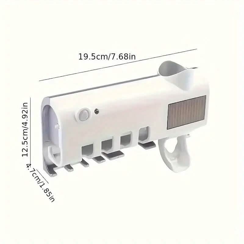 Wall Mounted 4 Slot Toothbrush UV Disinfection Device-Wall Mounted 4 Slot Toothbrush UV Disinfection Device