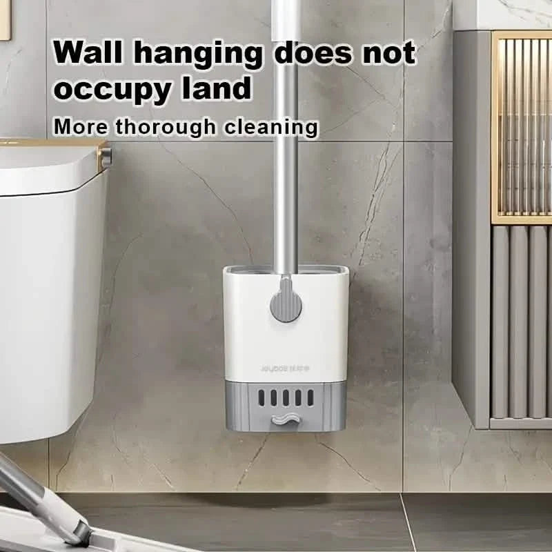Wall Mounted Long Handle Toilet Cleaning Brush With Holder-Wall Mounted Long Handle Toilet Cleaning Brush With Holder