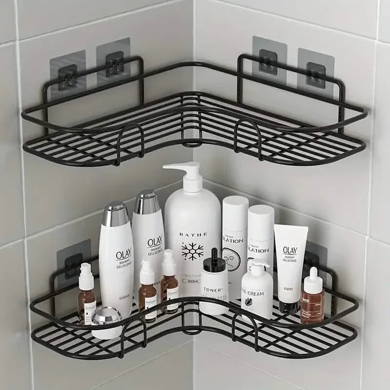 Wall-Mounted Storage For Toilet, Bathroom Shampoo Lotion Cosmetic Storage Rack-Wall-Mounted Storage For Toilet, Bathroom Shampoo Lotion Cosmetic Storage Rack