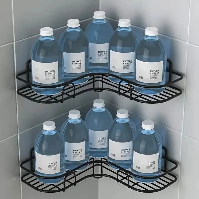 Wall-Mounted Storage For Toilet, Bathroom Shampoo Lotion Cosmetic Storage Rack-Wall-Mounted Storage For Toilet, Bathroom Shampoo Lotion Cosmetic Storage Rack