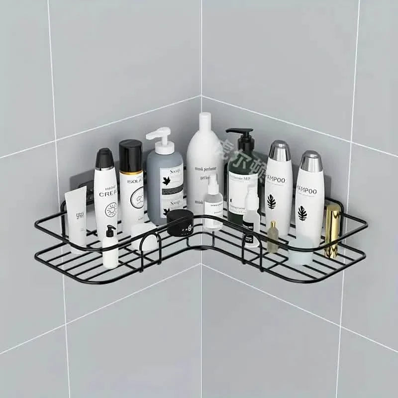 Wall-Mounted Storage For Toilet, Bathroom Shampoo Lotion Cosmetic Storage Rack-Wall-Mounted Storage For Toilet, Bathroom Shampoo Lotion Cosmetic Storage Rack