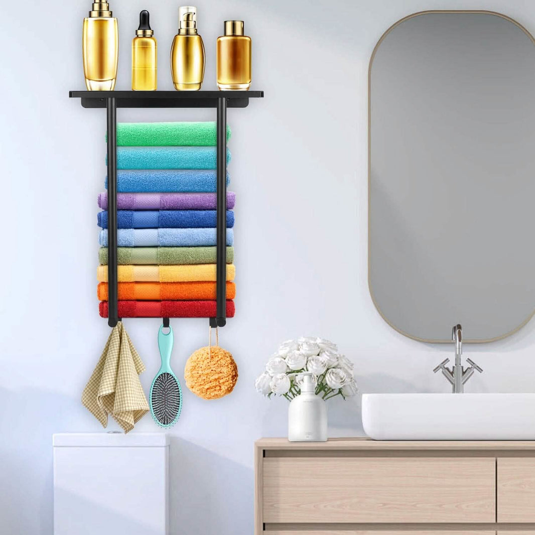 Wall Mounted Towel Rack for Rolled Towels-Wall Mounted Towel Rack for Rolled Towels