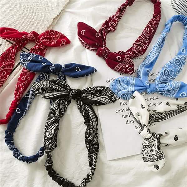Women Fashion Sweet Retro Print Headbands-Women Fashion Sweet Retro Print Headbands
